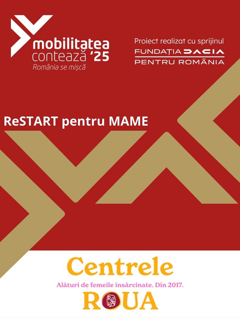 Centrele Roua sprijina mamele in reconectarea cu viata profesionala si lanseaza proiectul „ReSTART pentru MAME”